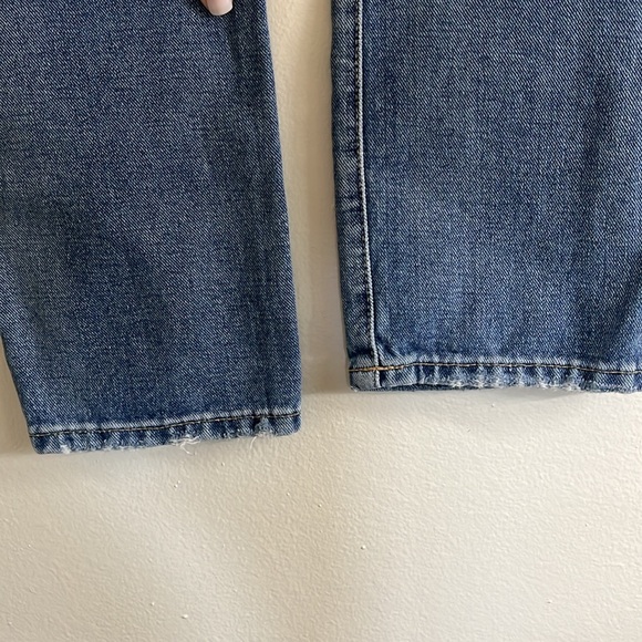 Something Navy High-Rise Cigarette Ankle Jean in Light Indigo Wash | Nordstrom - Picture 6 of 8